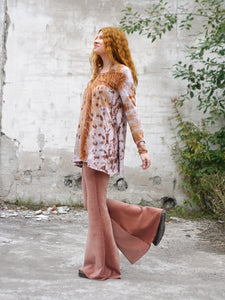 Cozy Long Sleeve  - Copper Flakes Clay