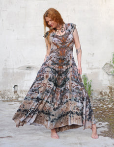 Natural Habitat Cozy Maxi Dress - Earth Treasure  / Copper Flakes