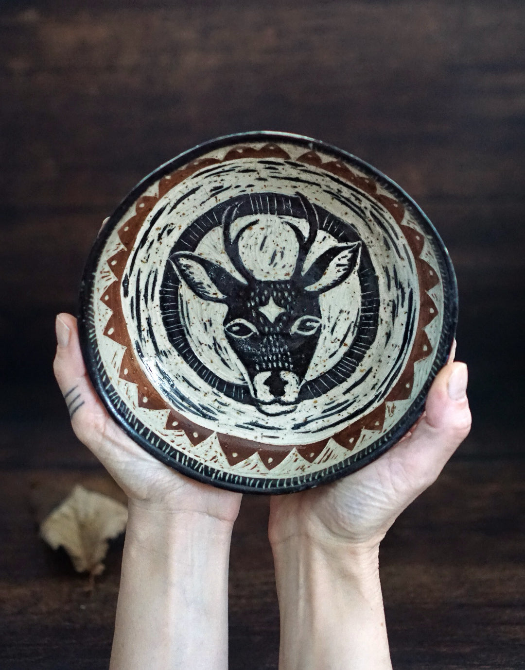 Spirit Animal Deer Bowl