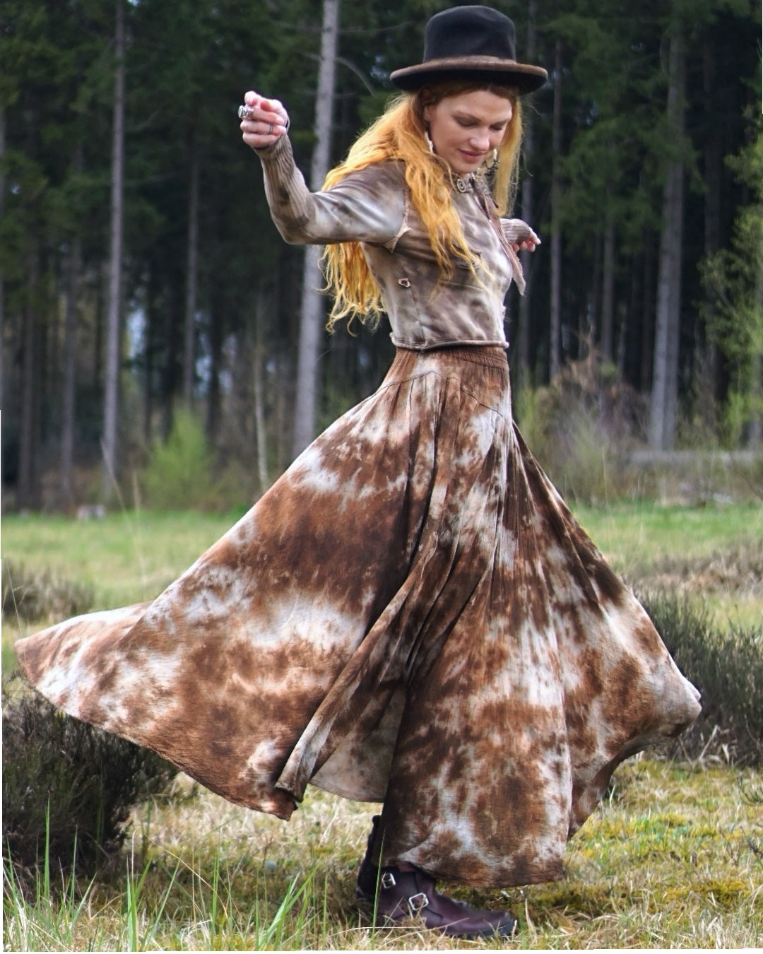 Maxi Skirt MTO - Forest Floor  (Sample Picture)