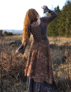 Crochet Patchwork Dress  -  Forestfloor