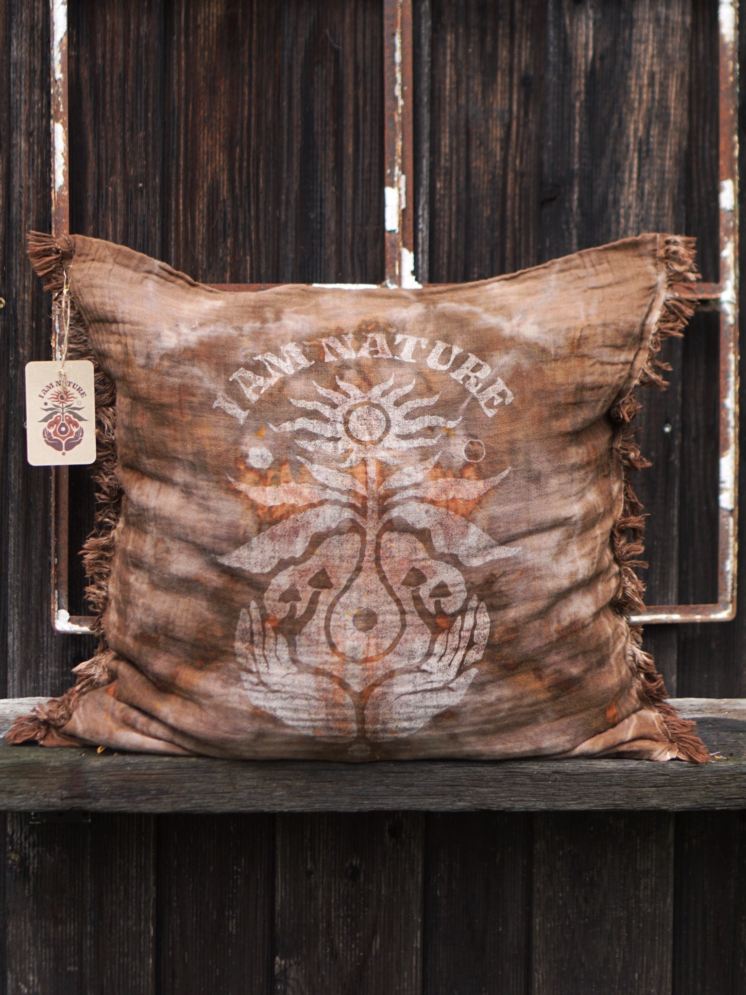 Cushion Cover I AM NATURE  - Copper Flakes Clay