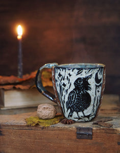 Spirit Animal  Baby Raven Mug