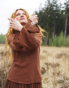 Top - Warm Brown