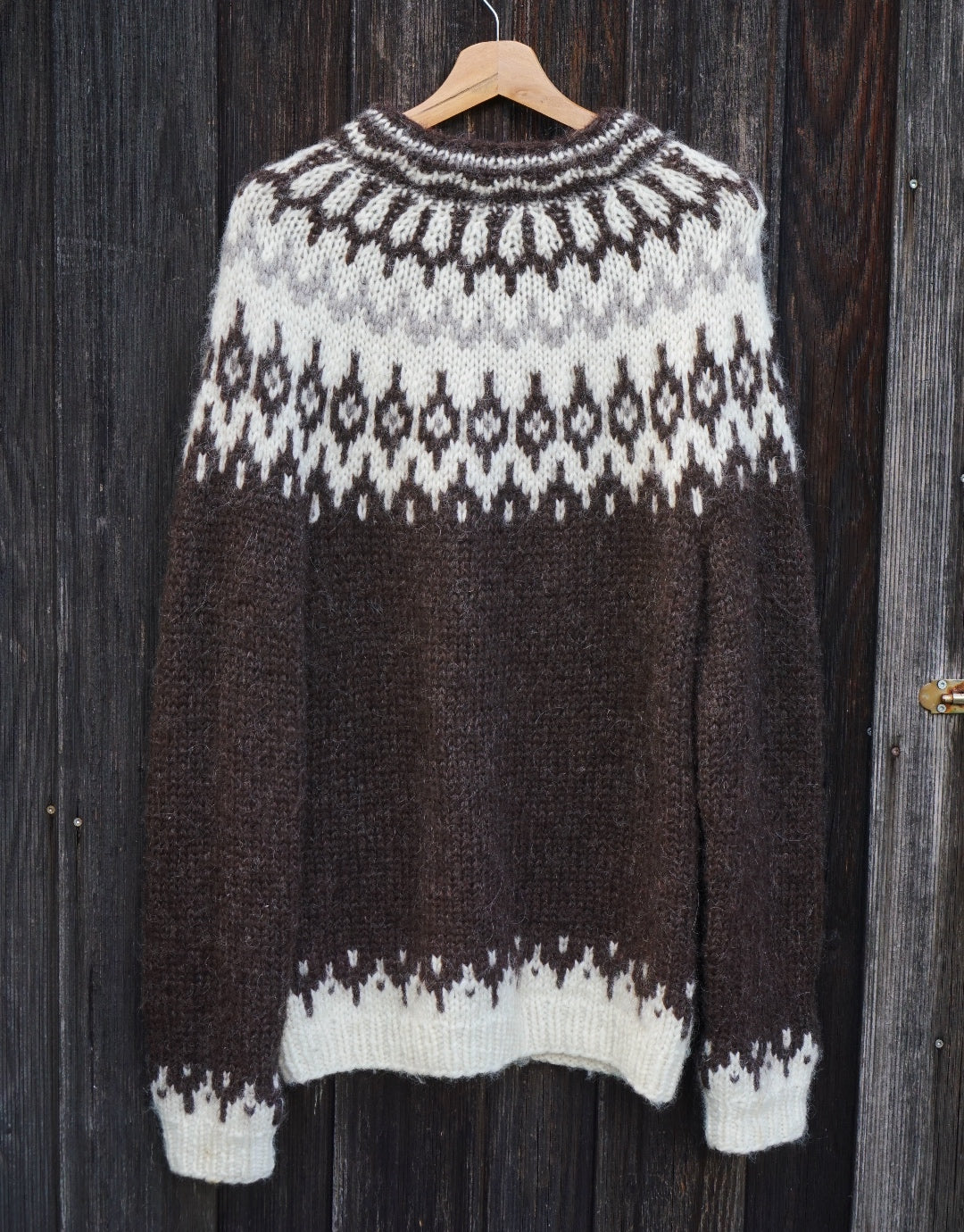 Iceland Knit Cardigan - Brown Shades