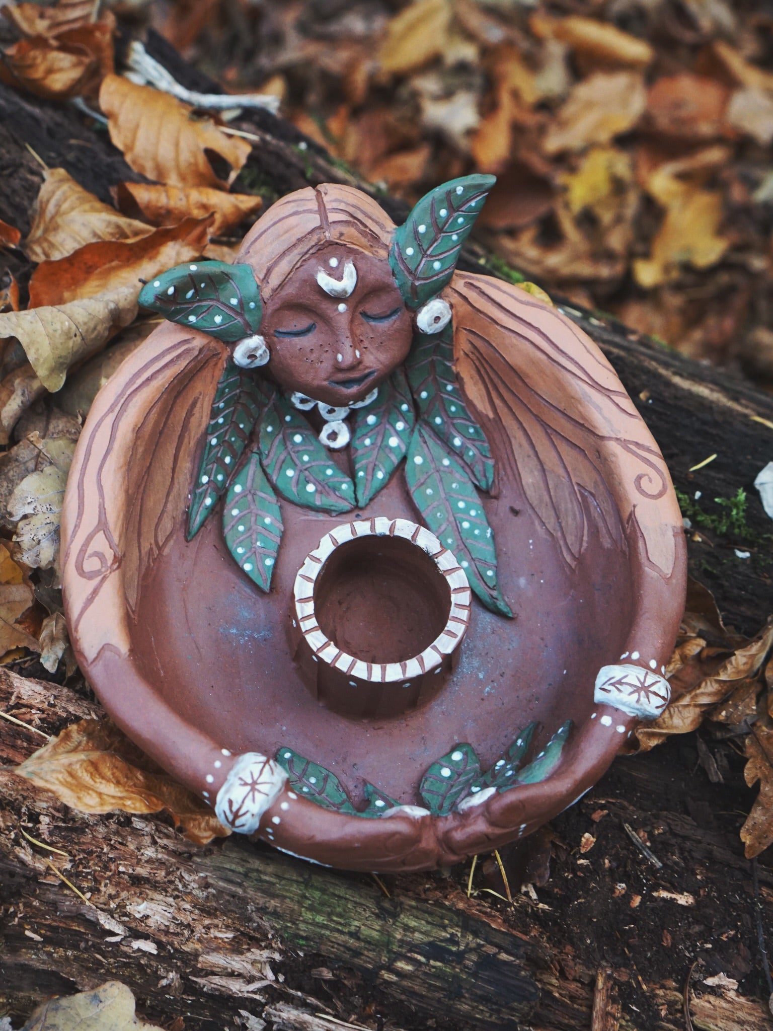 Mother Earth Smudge Holder