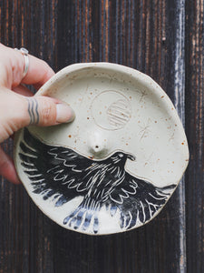 Incense Burner - Raven