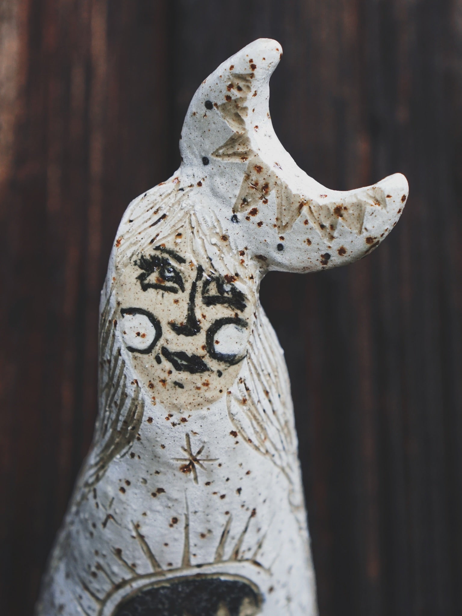 Moon Sister Incense Burner - White