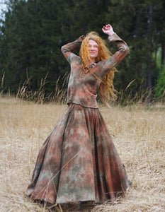 Maxi Skirt MTO - Fallen Leafs  (Sample Picture)