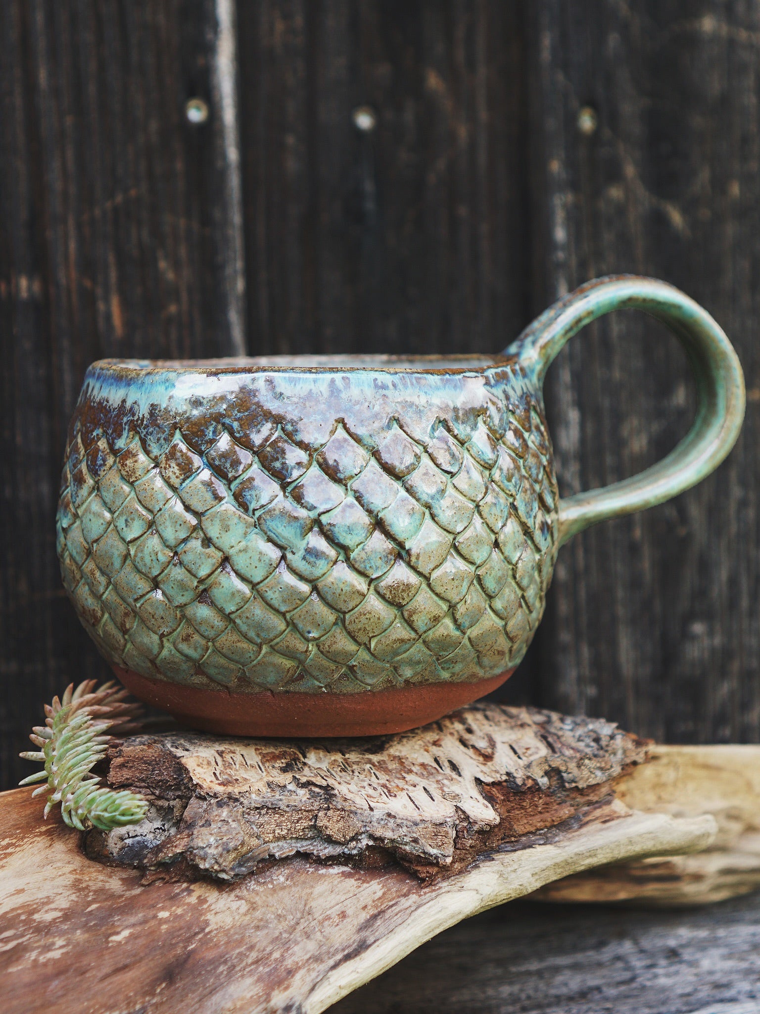 Big Magic Dragon Mug -Mint
