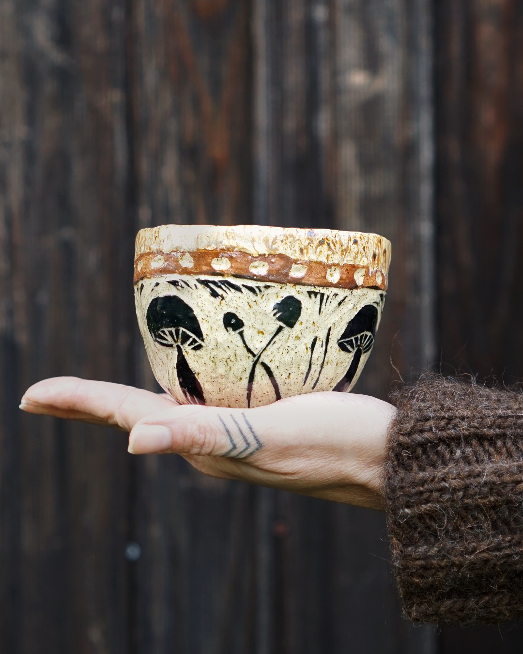 Cocoa Ceremony Mug - Mushrooms