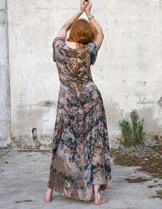 Natural Habitat Cozy Maxi Dress - Earth Treasure  / Copper Flakes