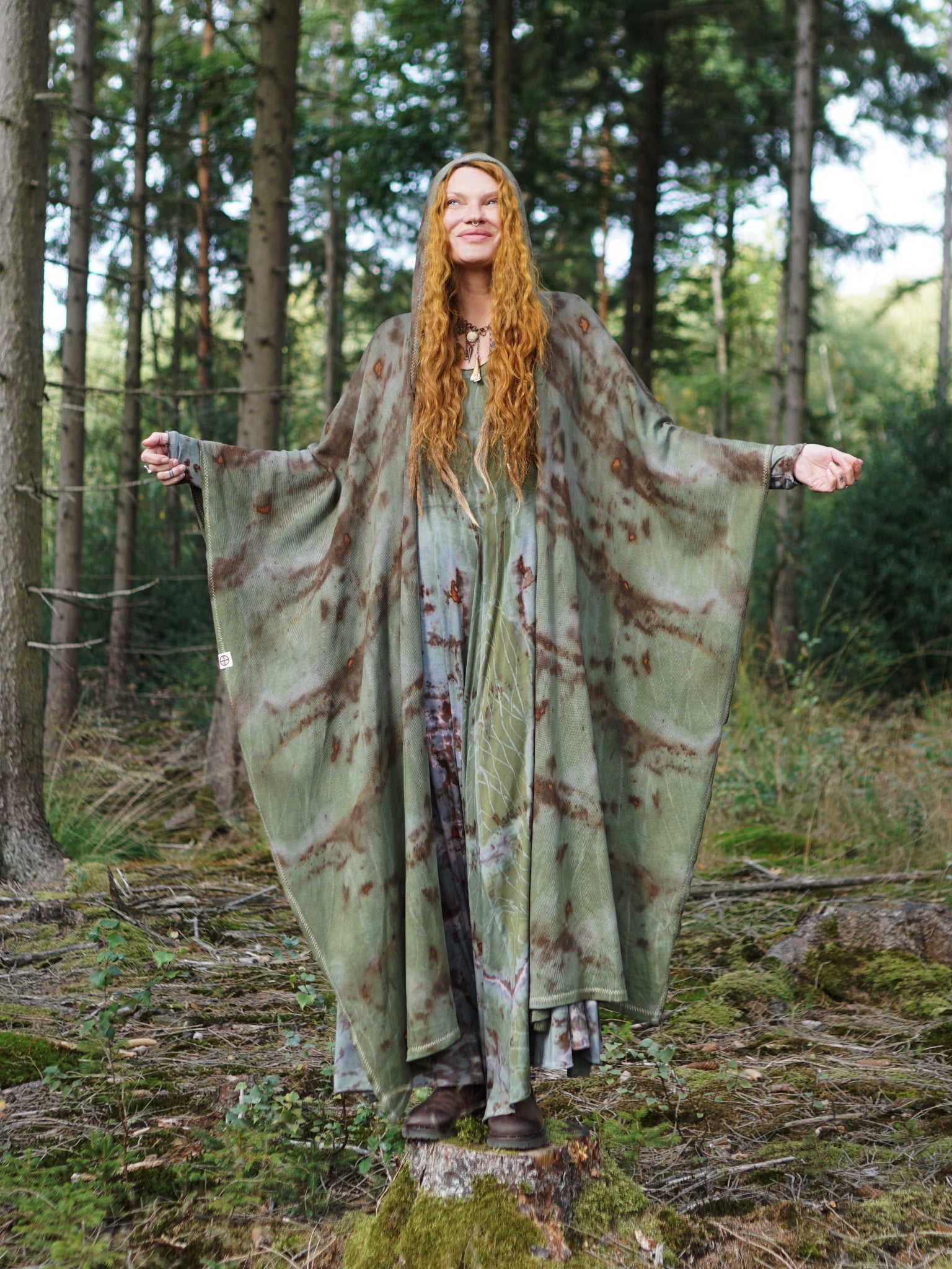 Natural Habitat Poncho - Mineral Copper Flakes