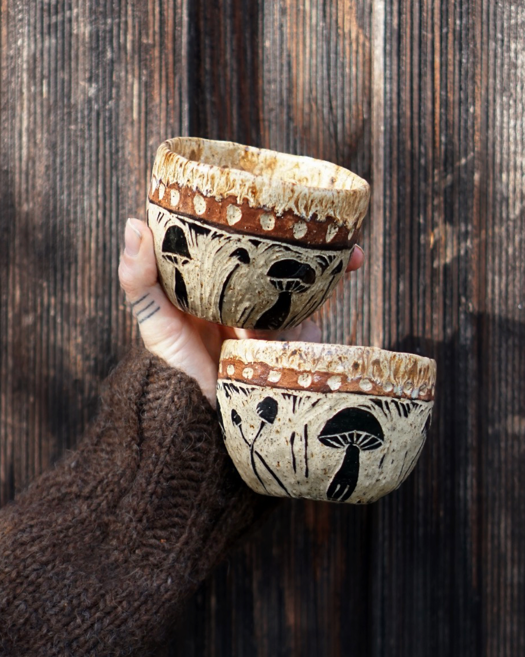 Cocoa Ceremony Mug -Mushrooms