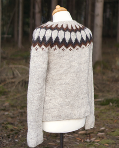 Iceland Knit  Sweater -  Natural