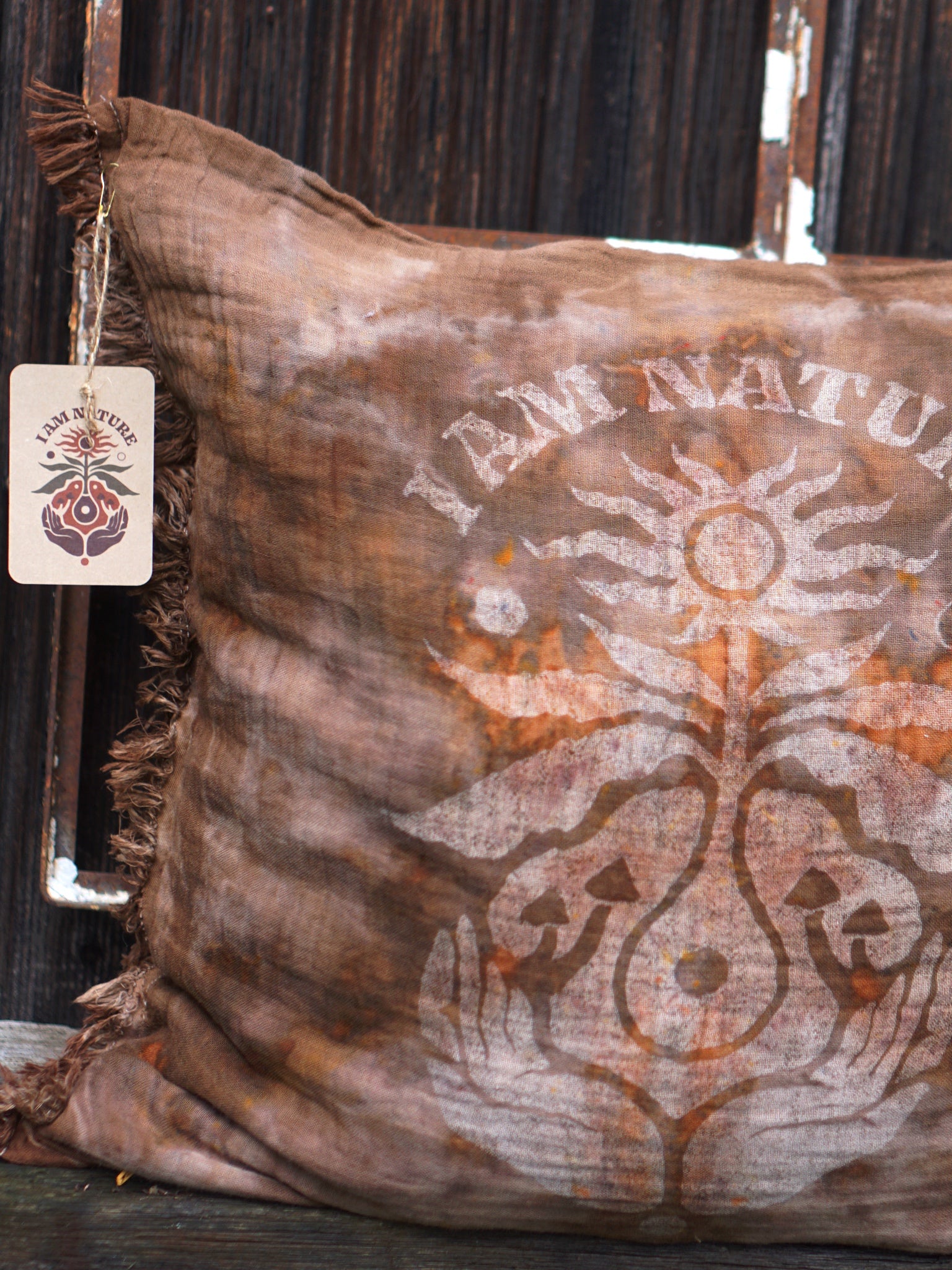 Cushion Cover I AM NATURE  - Copper Flakes Clay