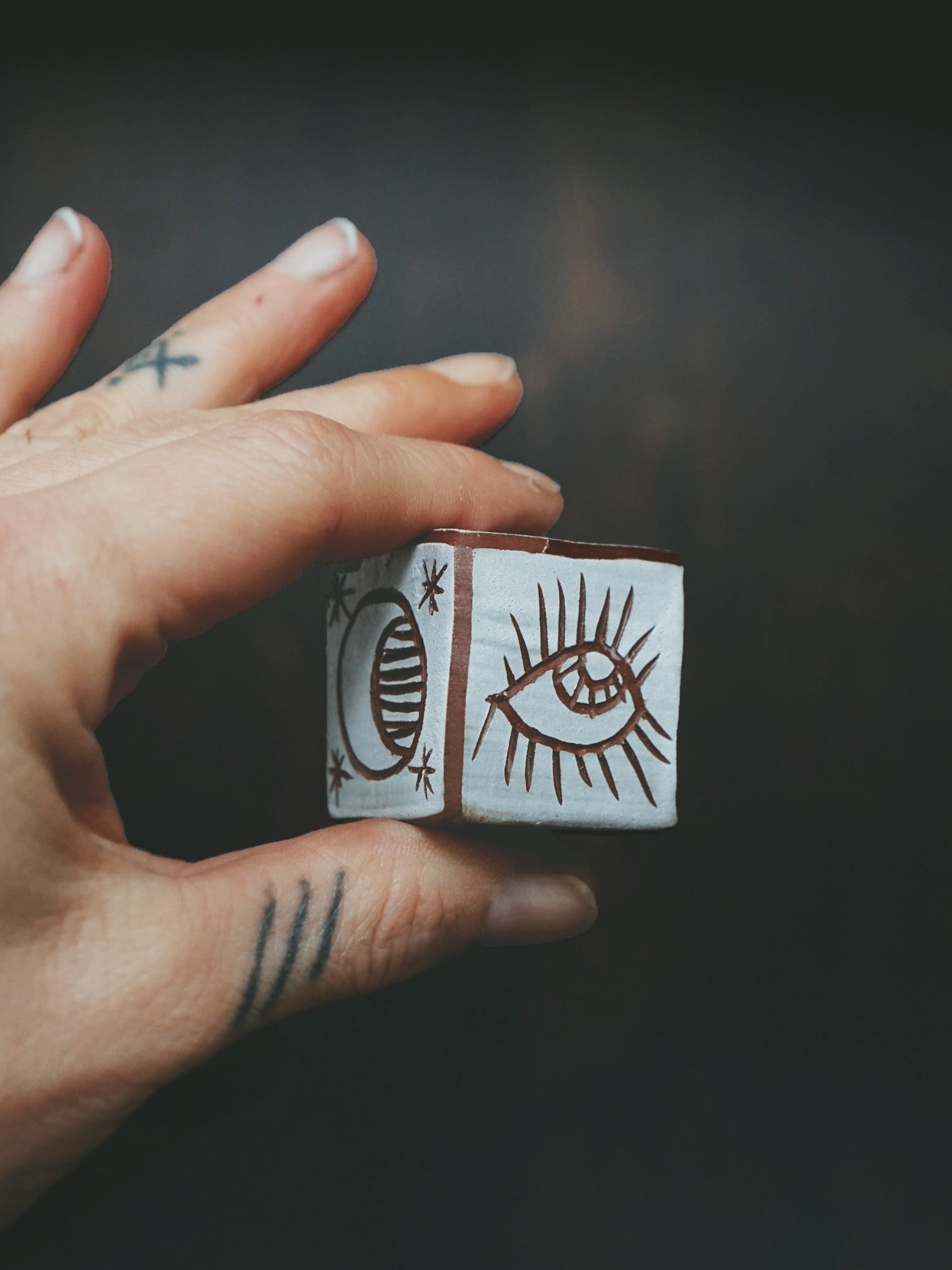 Magic Matchbox and Storage Candleholder - White