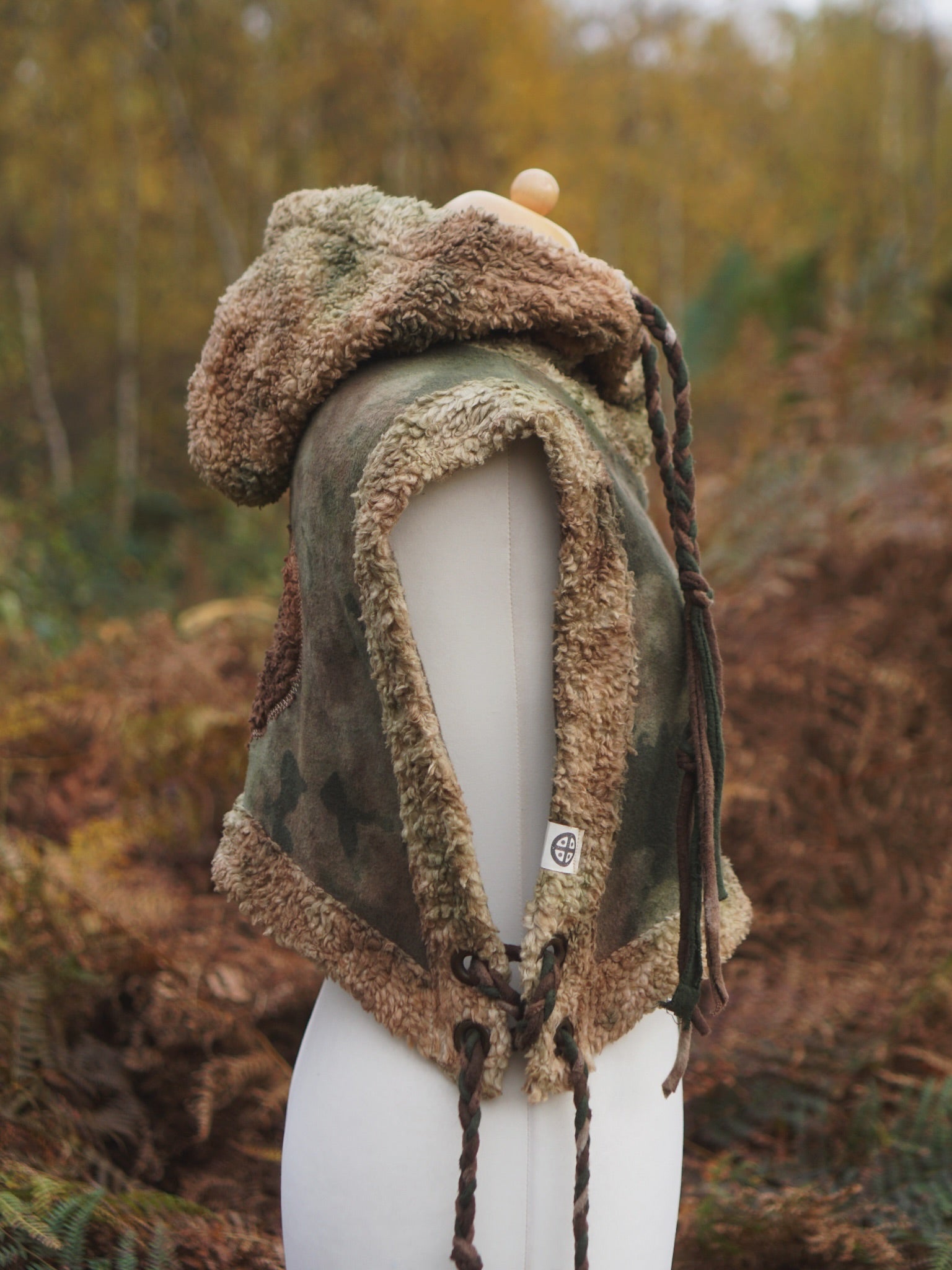 Hoodie Vest - Vintage Jade