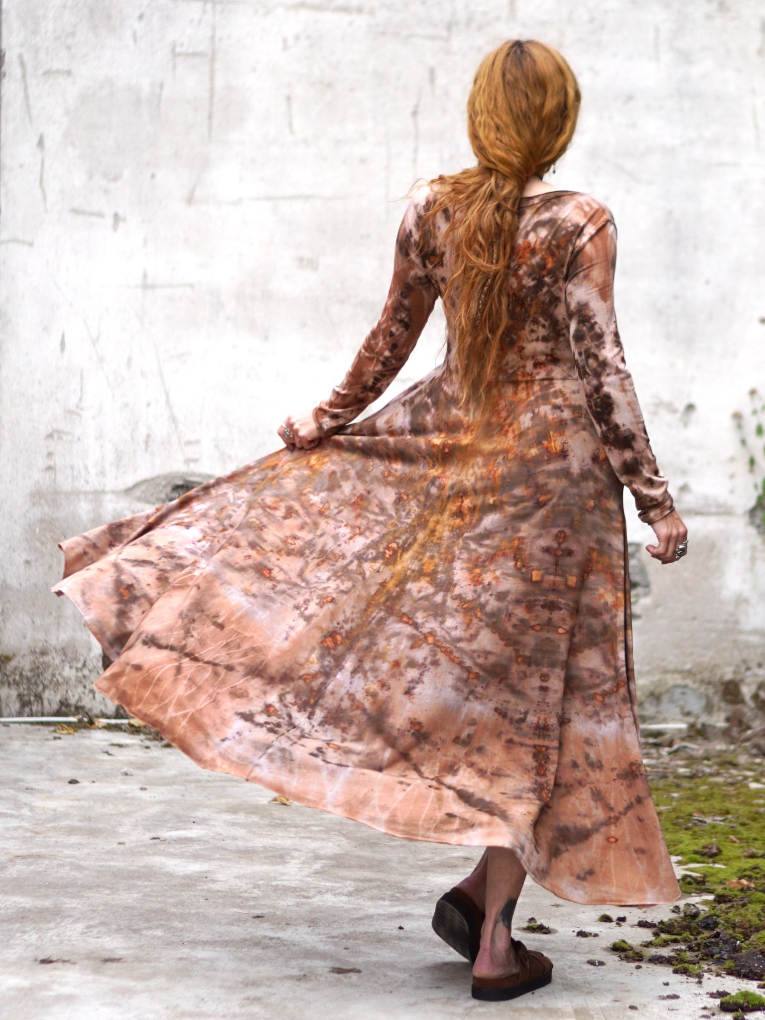 Natural Habitat Cozy Maxi Dress - Copper Flakes Clay