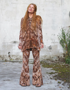 Cozy Long Sleeve  - Copper Flakes Clay