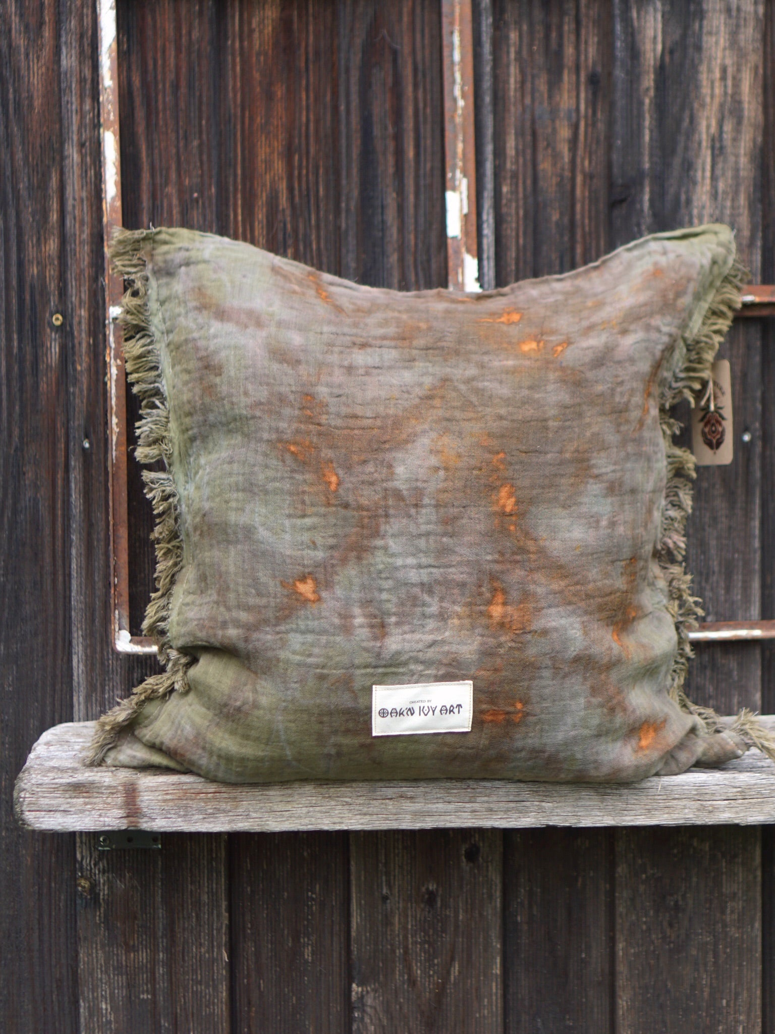 Cushion Cover KEEPER OF THE WOODS - Copper Flakes Mineral
