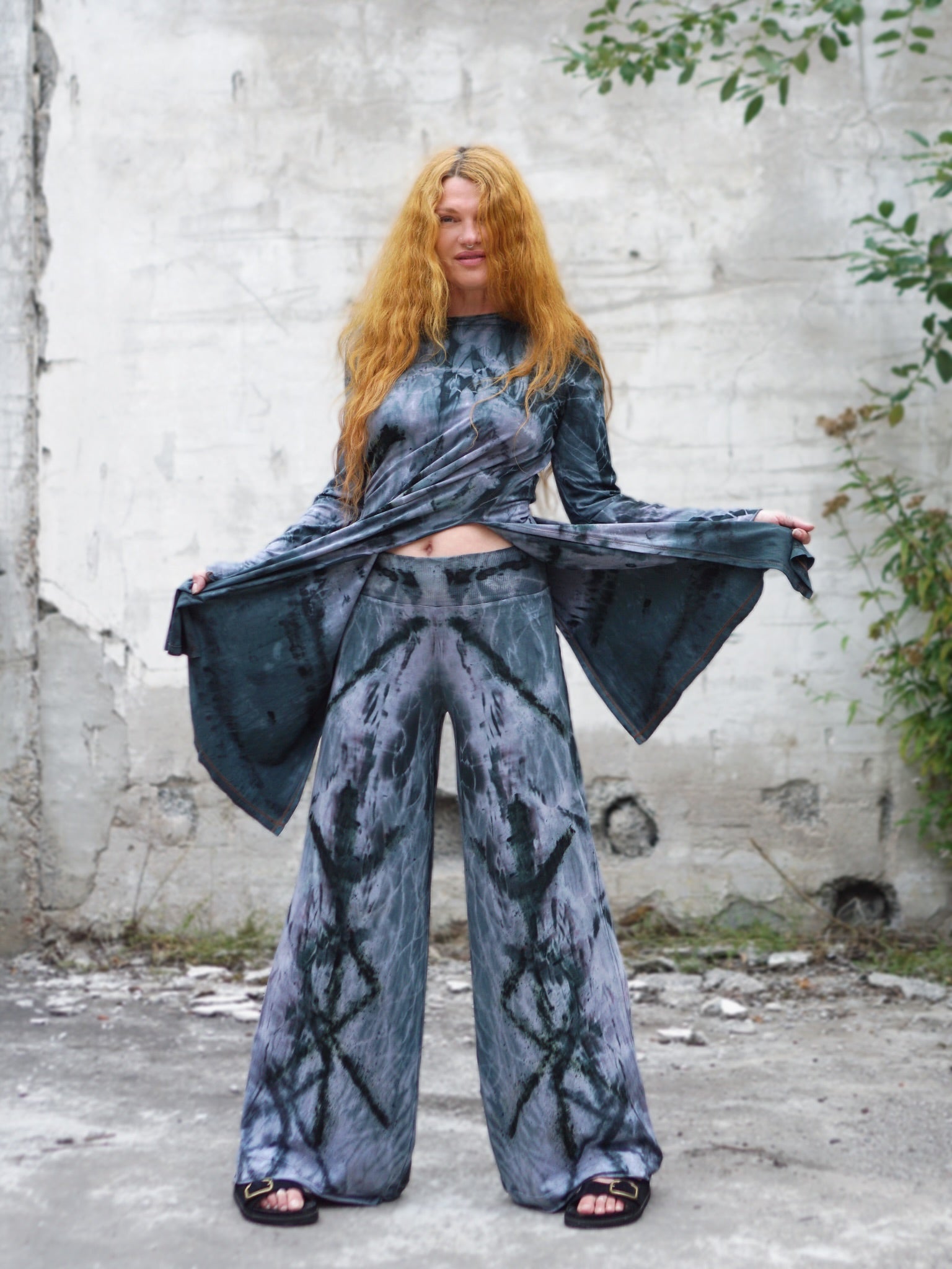 Natural Habitat Comfy Pant  -  Grey Black