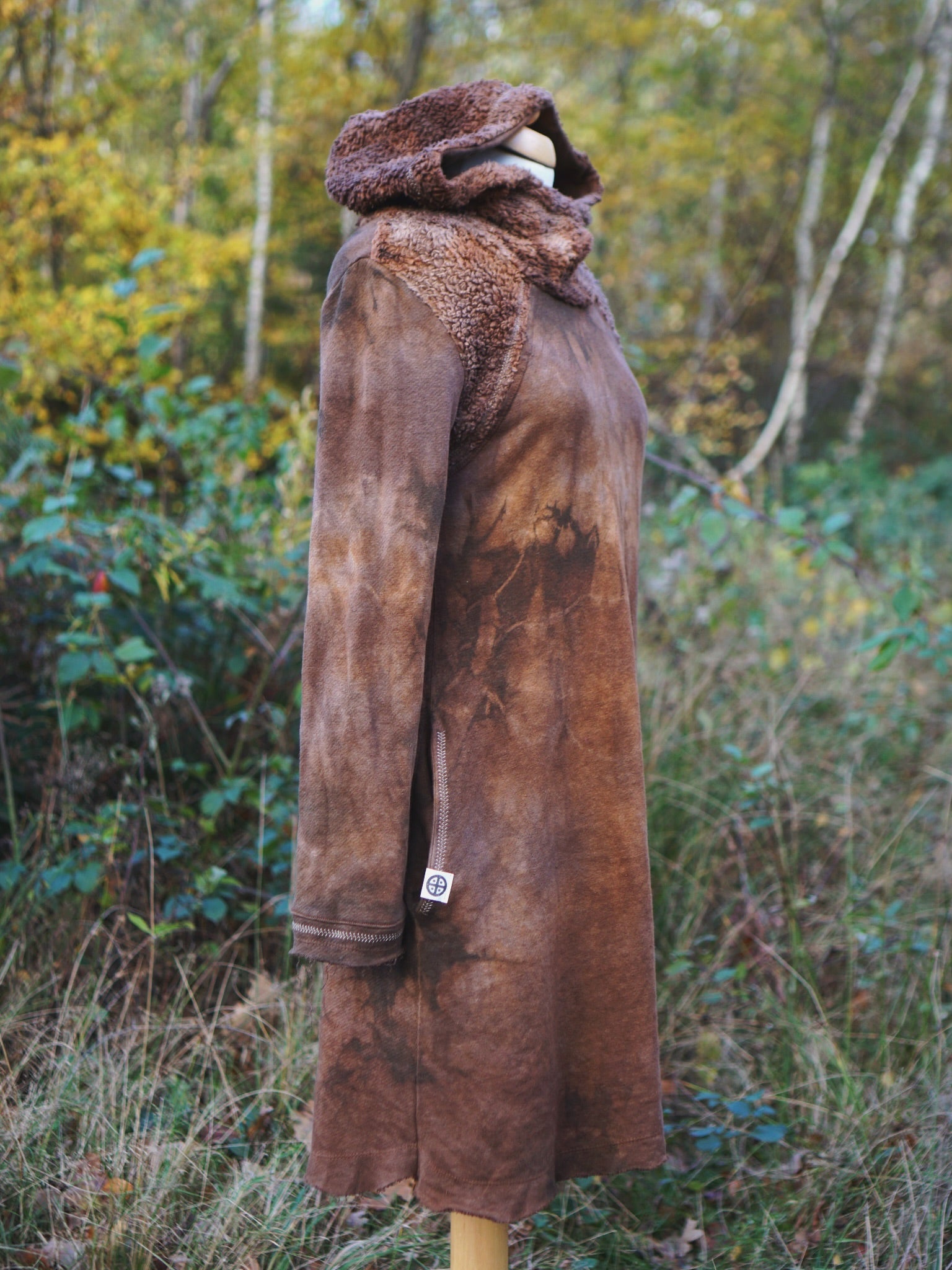 Moon Hemp Long Sweatshirt - Golden Brown