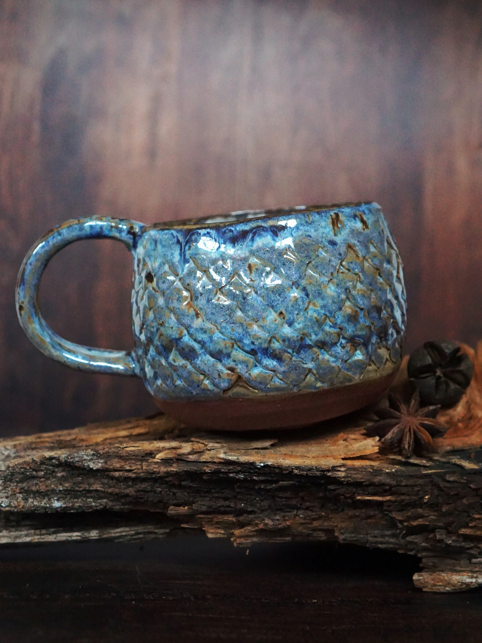 Magic Dragon Mug  - Blue Turquoise