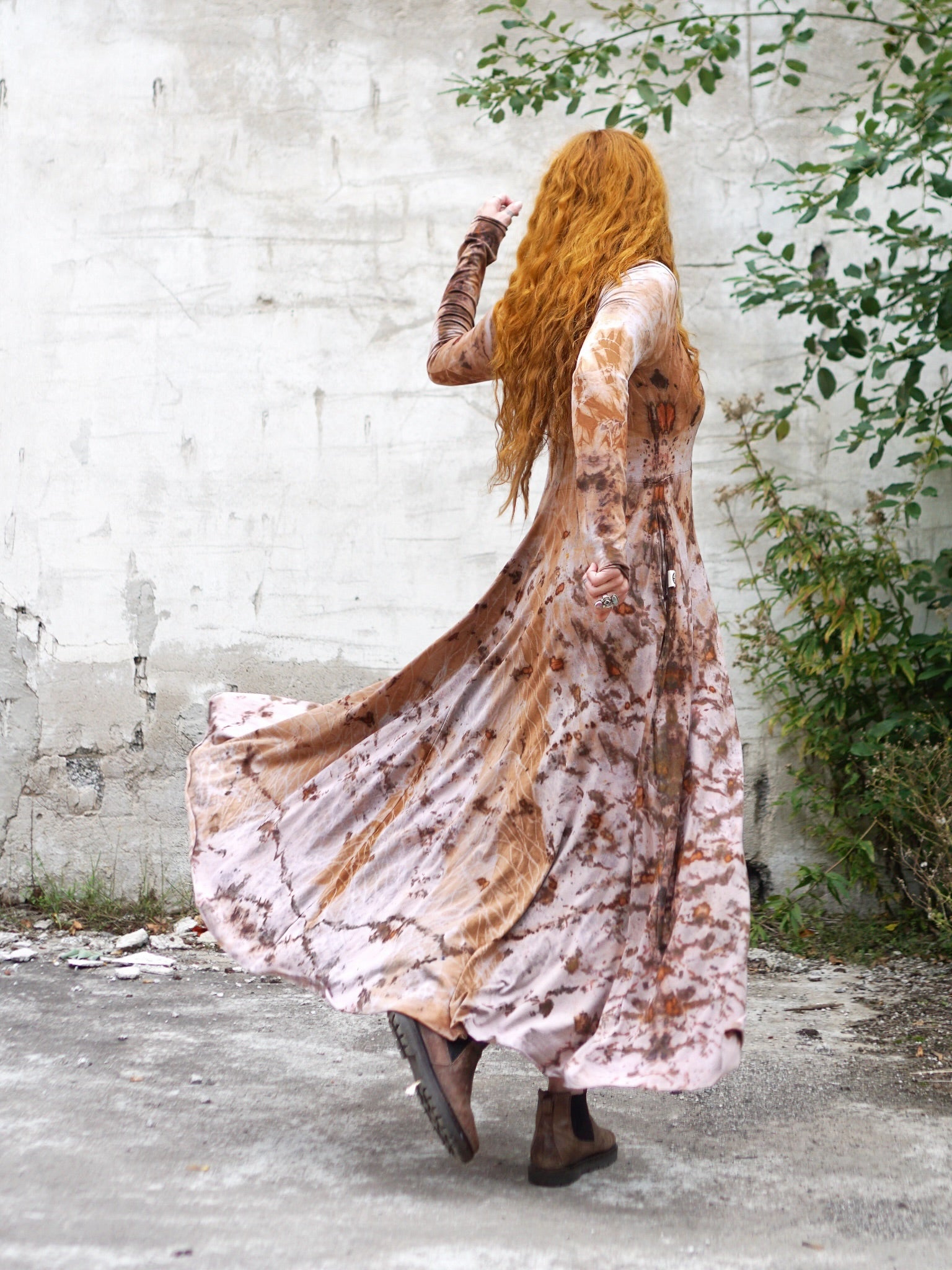 Natural Habitat Cozy Maxi Dress - Copper Flakes Clay