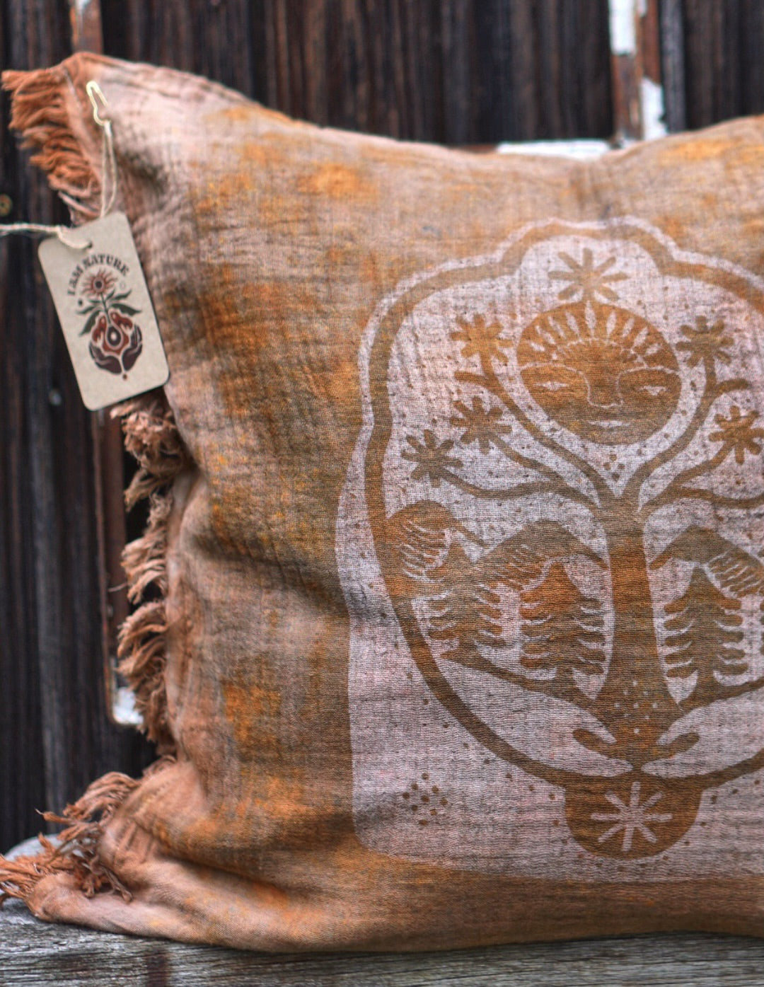 Cushion Cover MOONLIT - Copper Flakes Clay