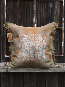 Cushion Cover KEEPER OF THE WOODS - Copper Flakes Mineral