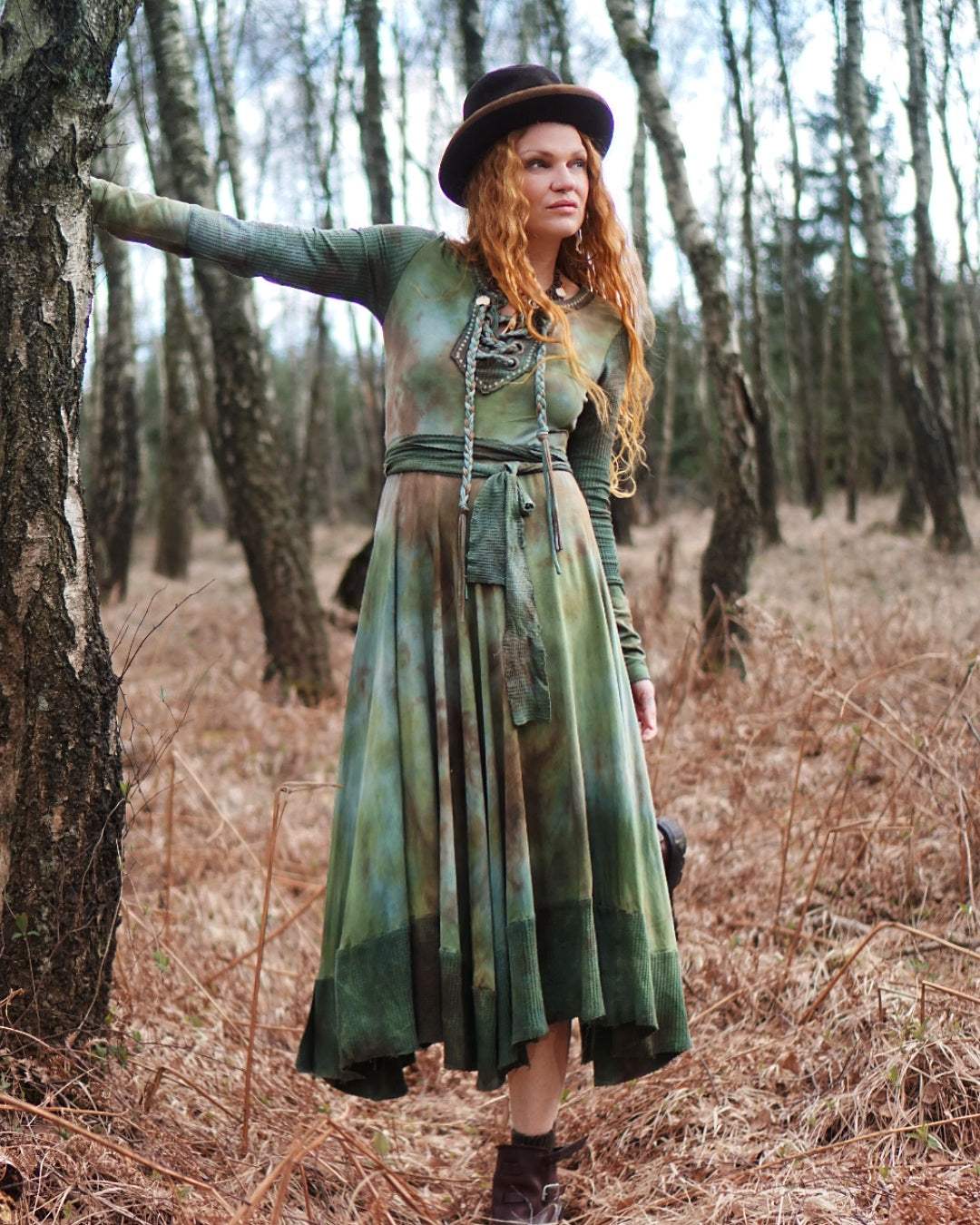 Ella Maxi Dress -  Forest Whispers