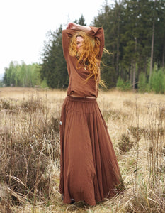 Maxi Skirt - Warm Brown