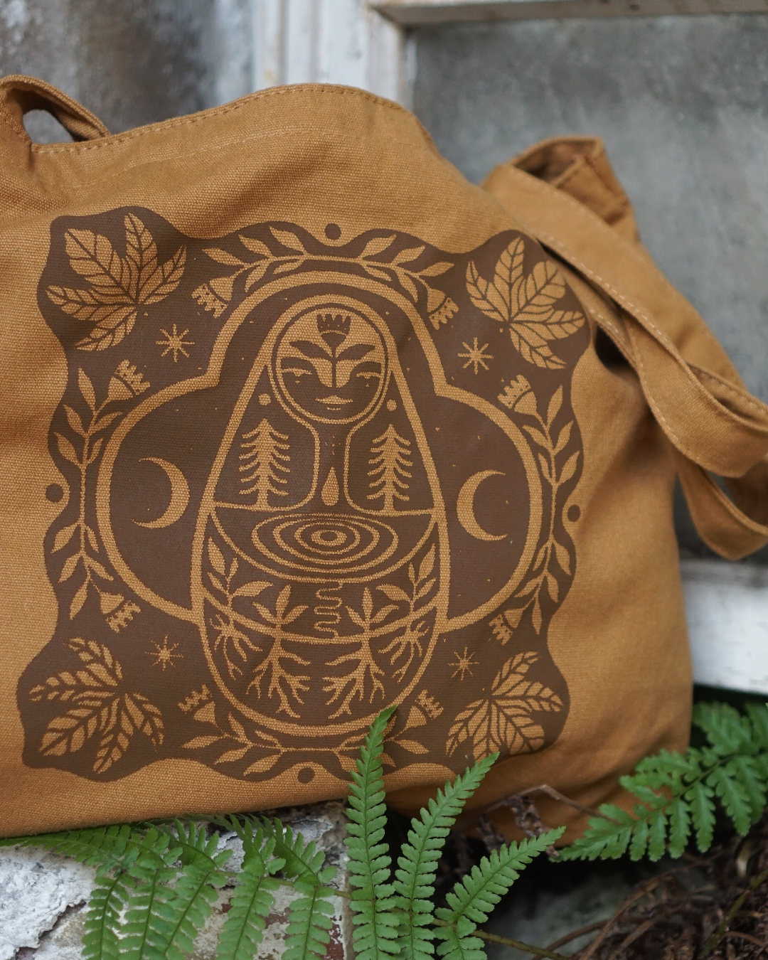 Tote Bag Keeper of the Forest - Honey / Brown
