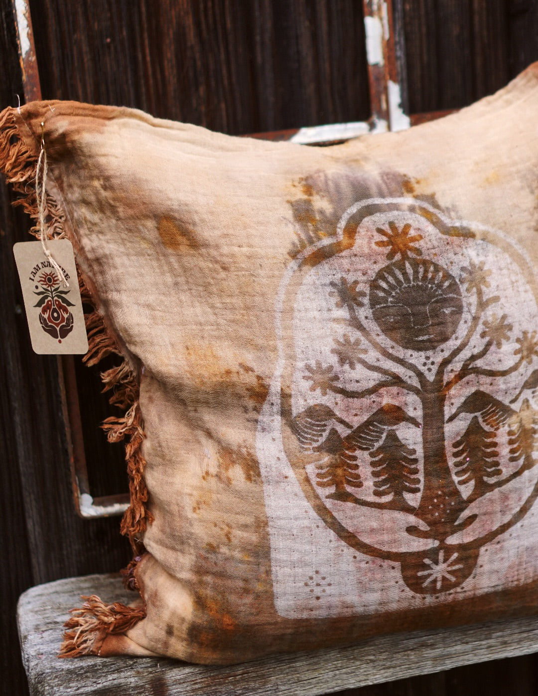 Cushion Cover MOONLIT - Copper Flakes Clay