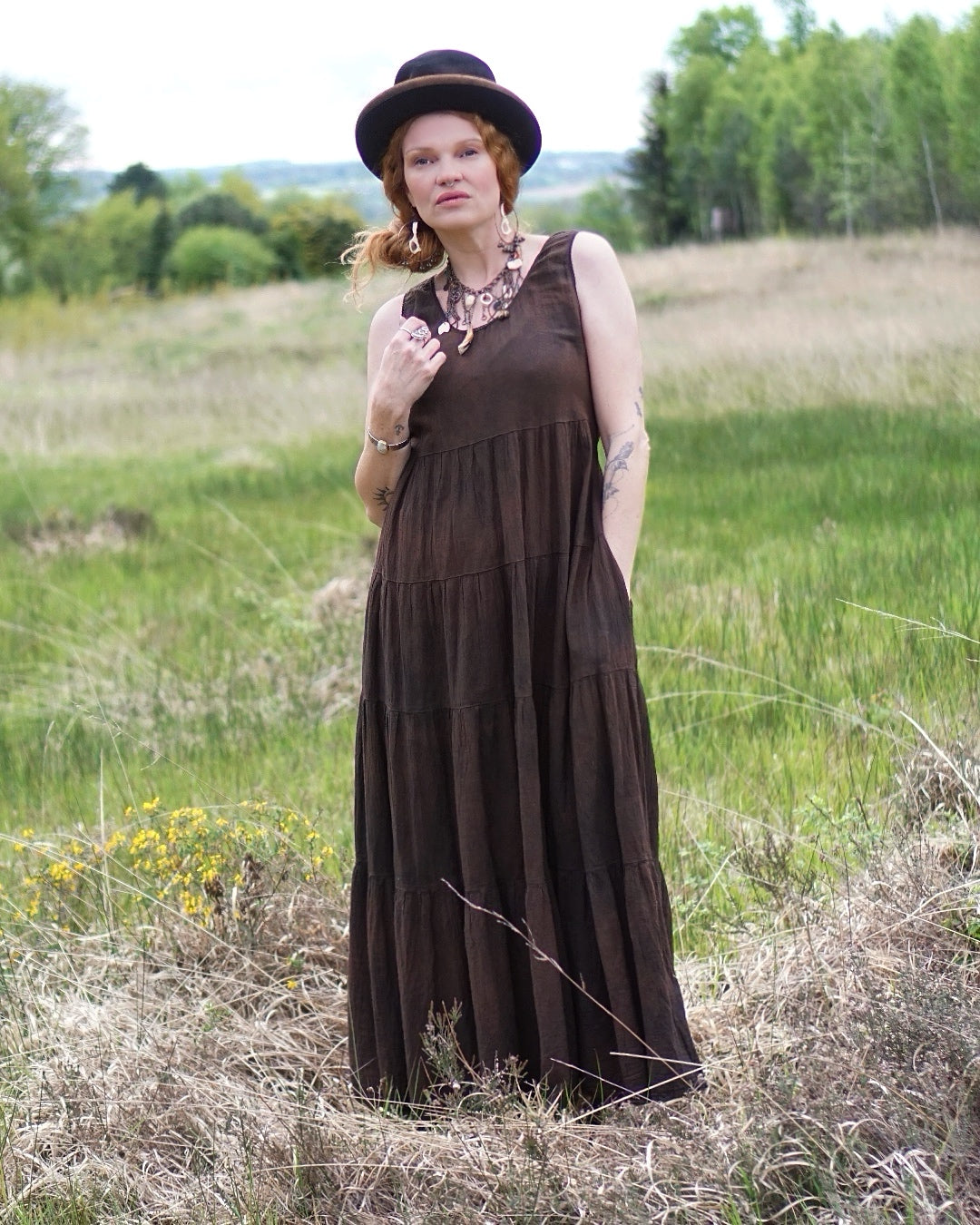 Maxi Dress - Black Soil