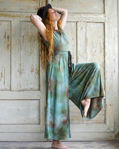 Bamboo Jersey Jumpsuit  - Forest Whispering