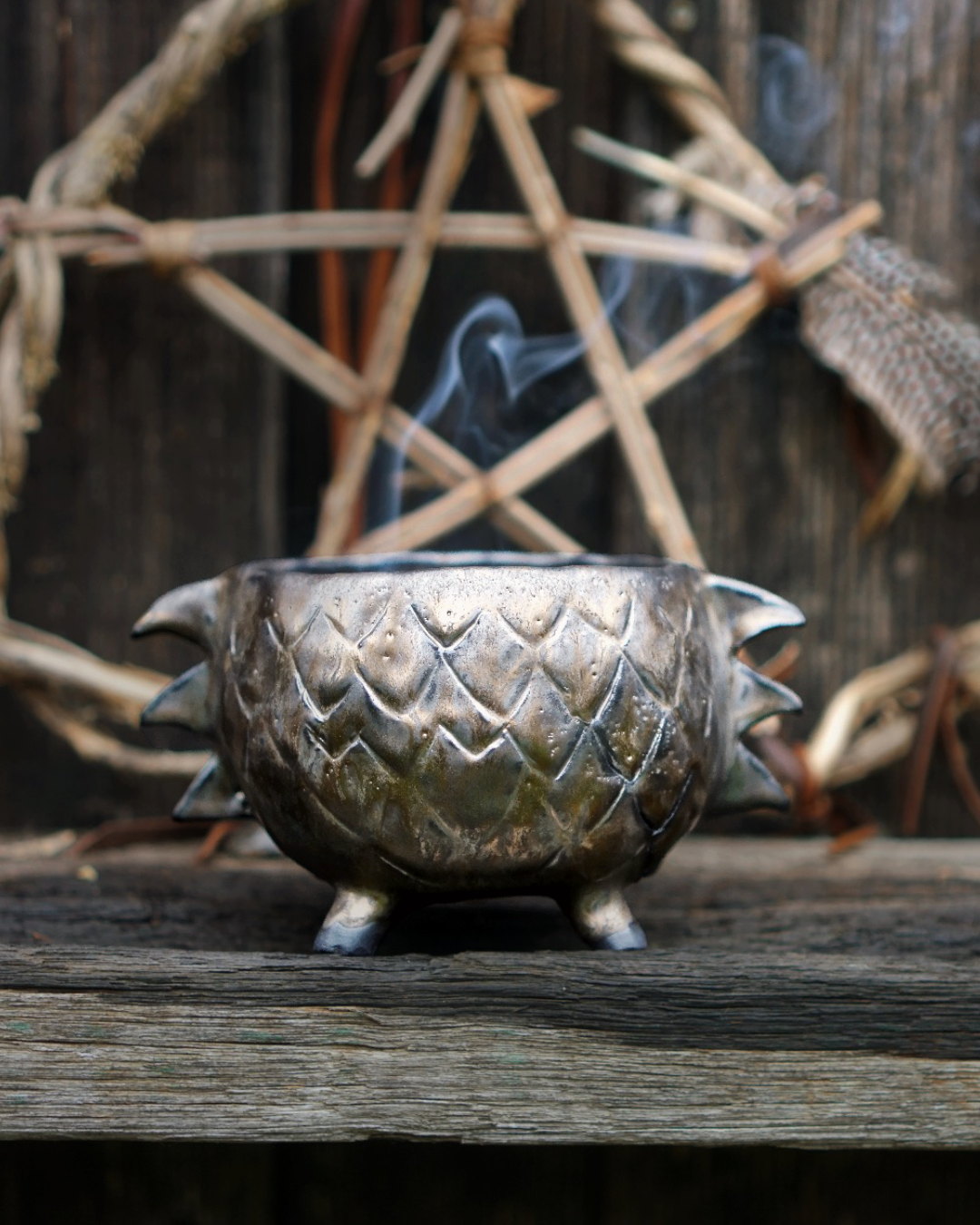 Magic Dragon Incense Burner - Bronze