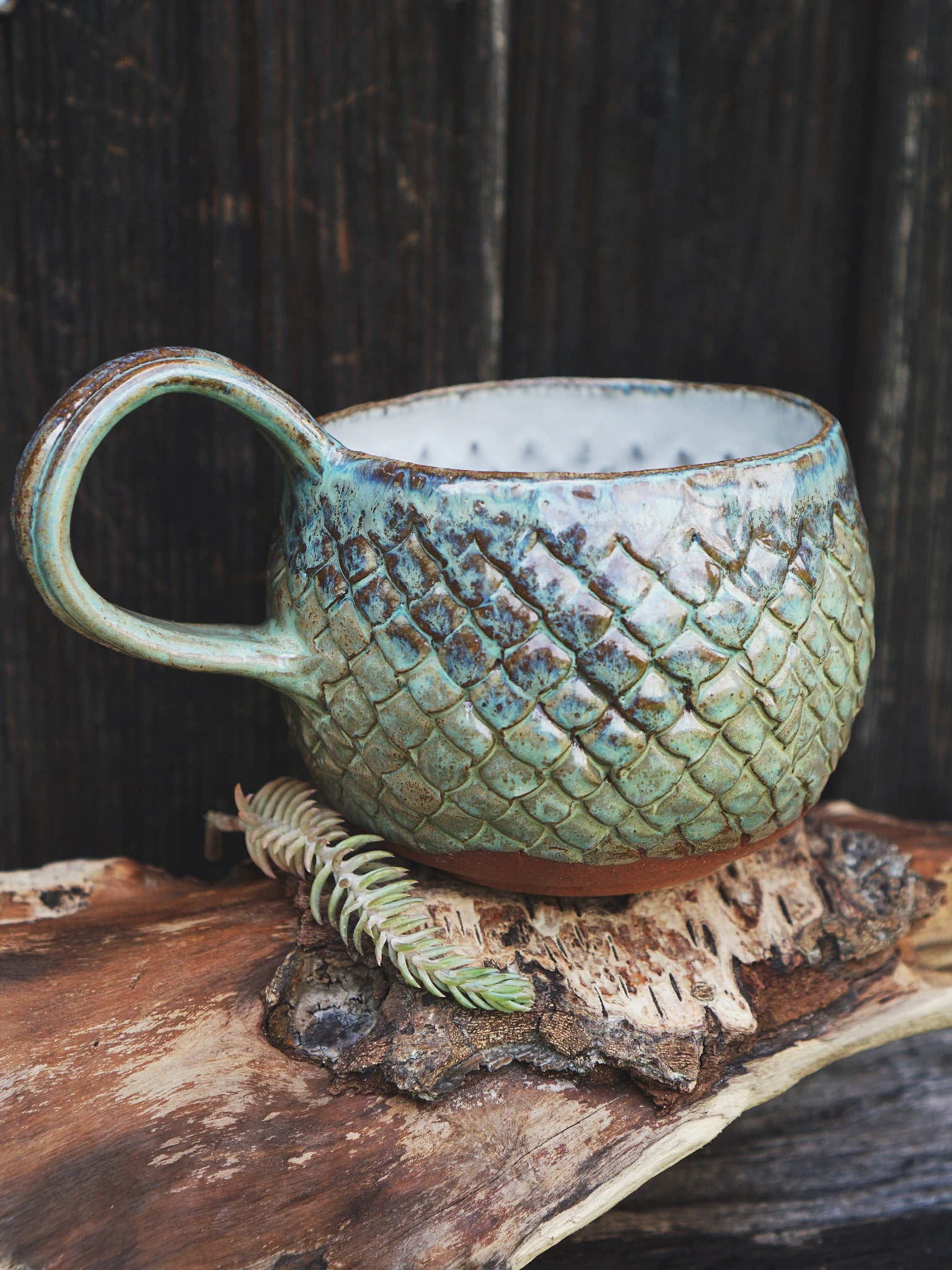 Big Magic Dragon Mug -Mint