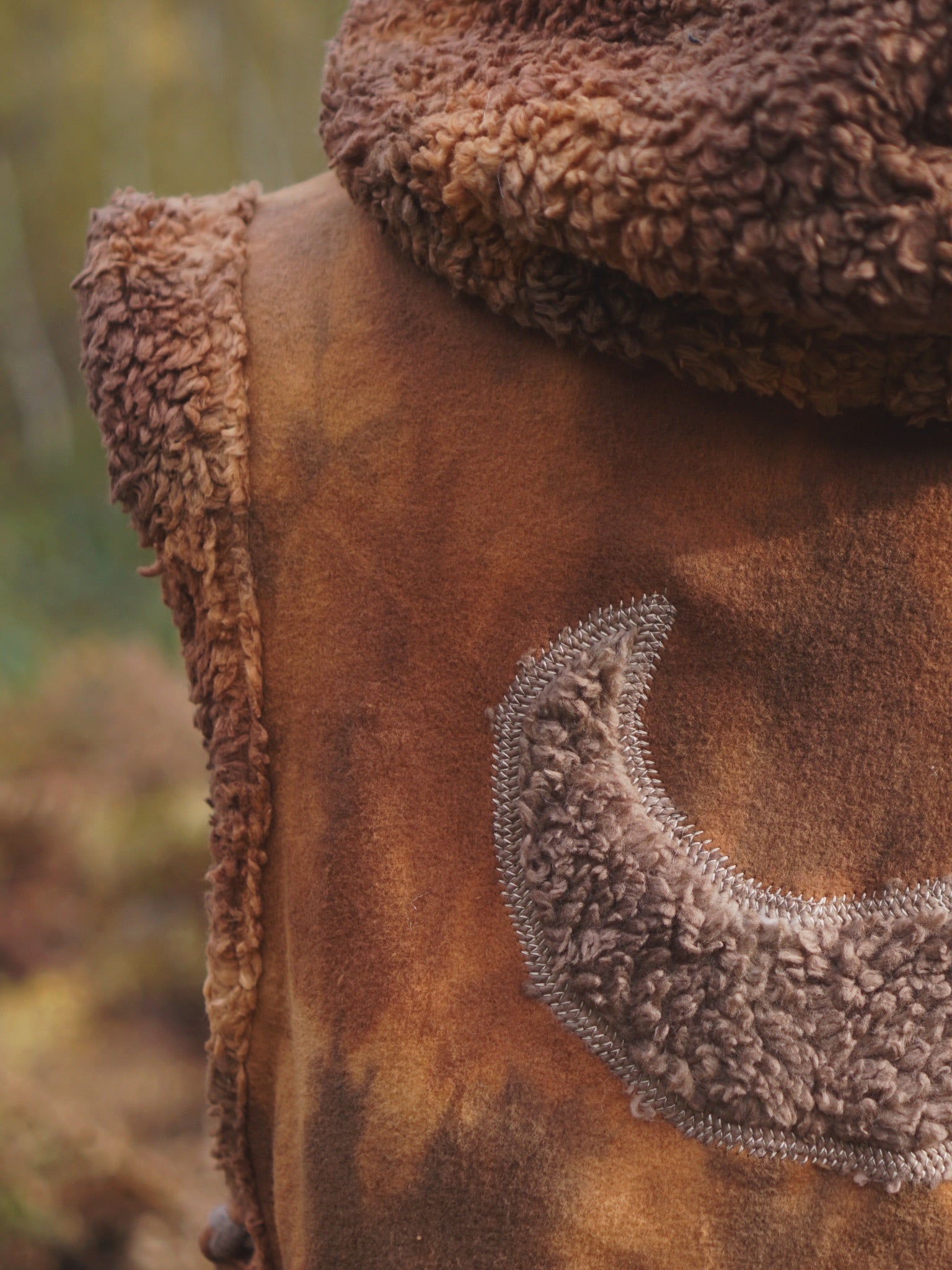 Hoodie Vest - Golden Brown