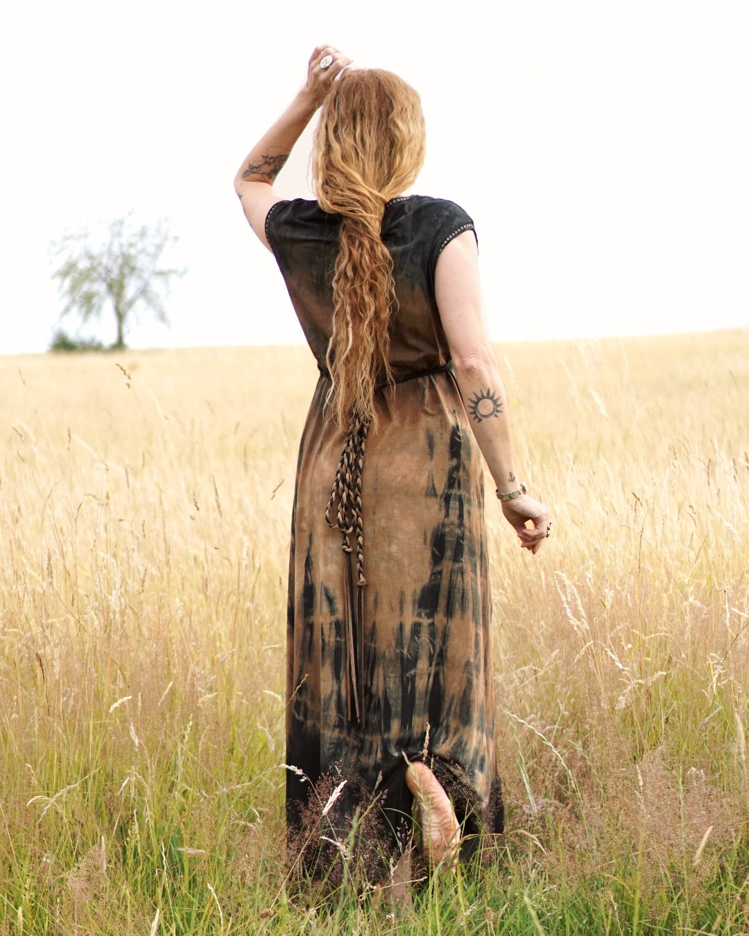 Tuuli Maxi Dress - Black Soil