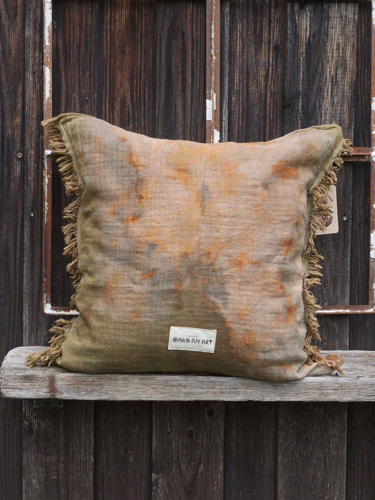 Cushion Cover KEEPER OF THE WOODS - Copper Flakes Mineral