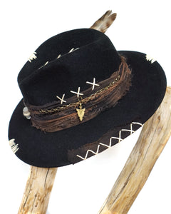 Shamanic Energy Flow Hat - Black