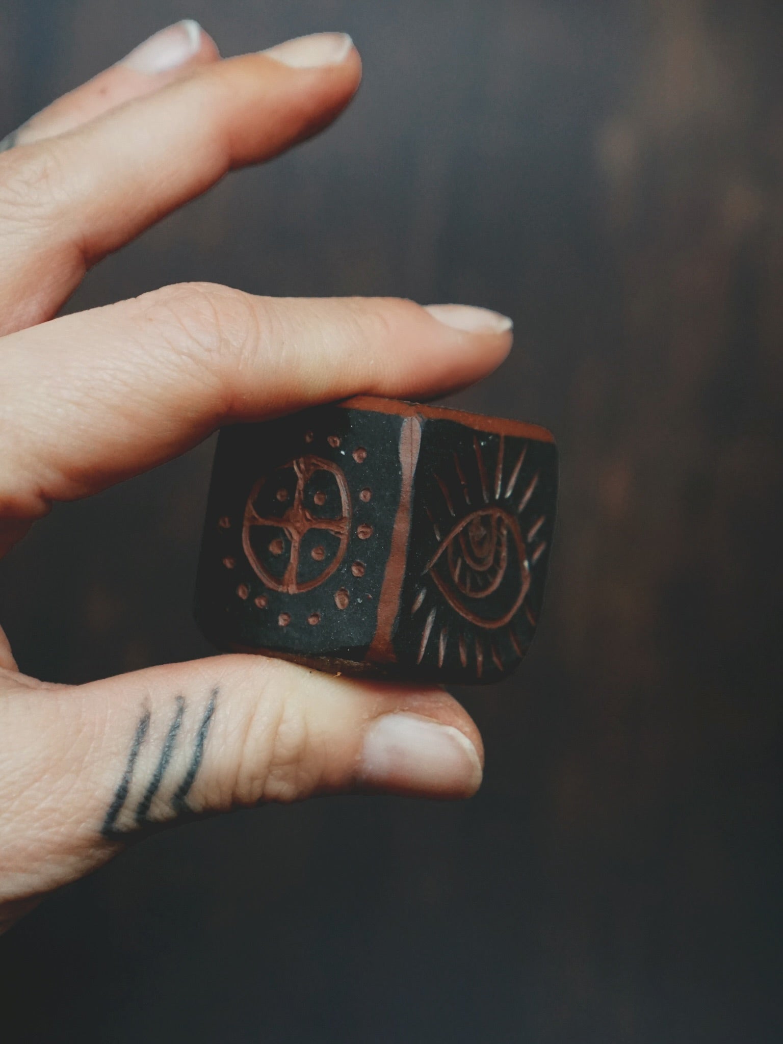 Magic Matchbox and Storage Candleholder - black