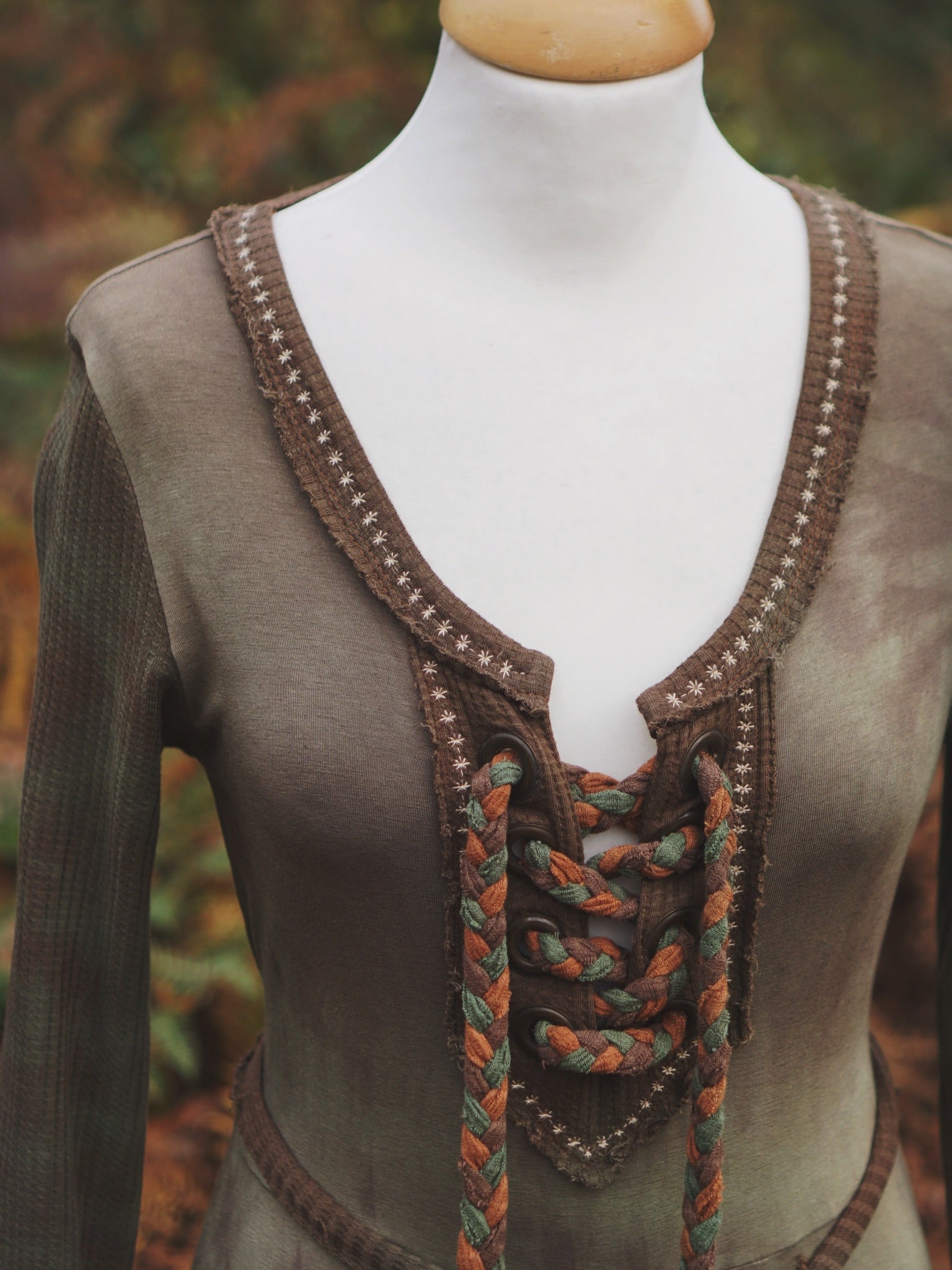 Ella  Maxi Dress - Vintage Jade / Dragon Blood