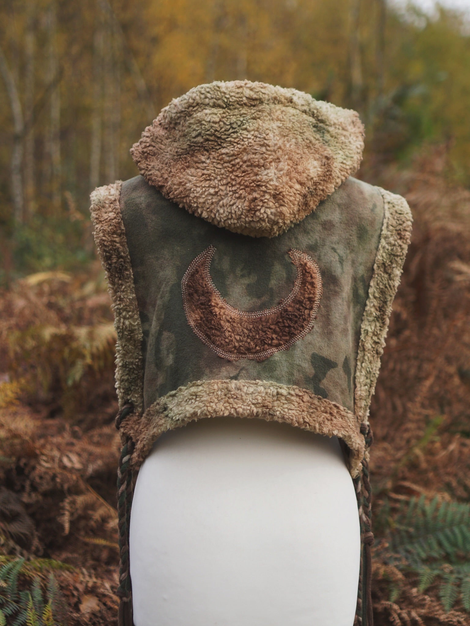 Hoodie Vest - Vintage Jade