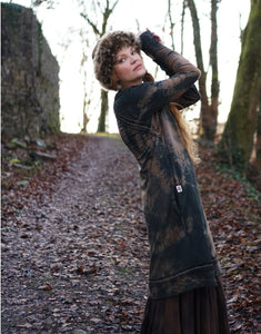 Hemp Winter Dress/Tunic - Black Soil