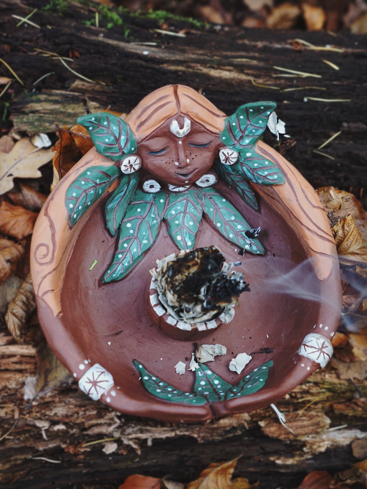 Mother Earth Smudge Holder