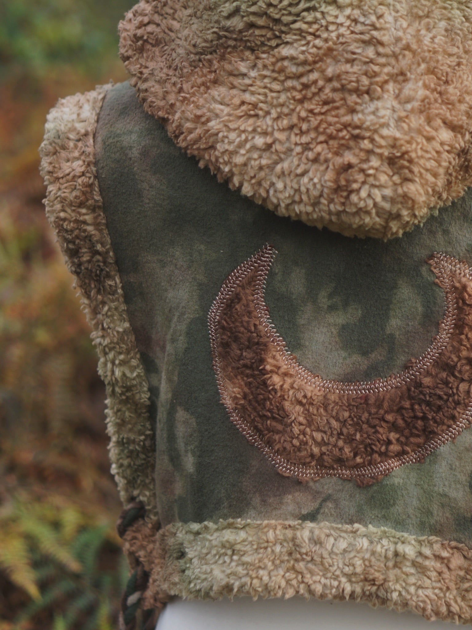 Hoodie Vest - Vintage Jade