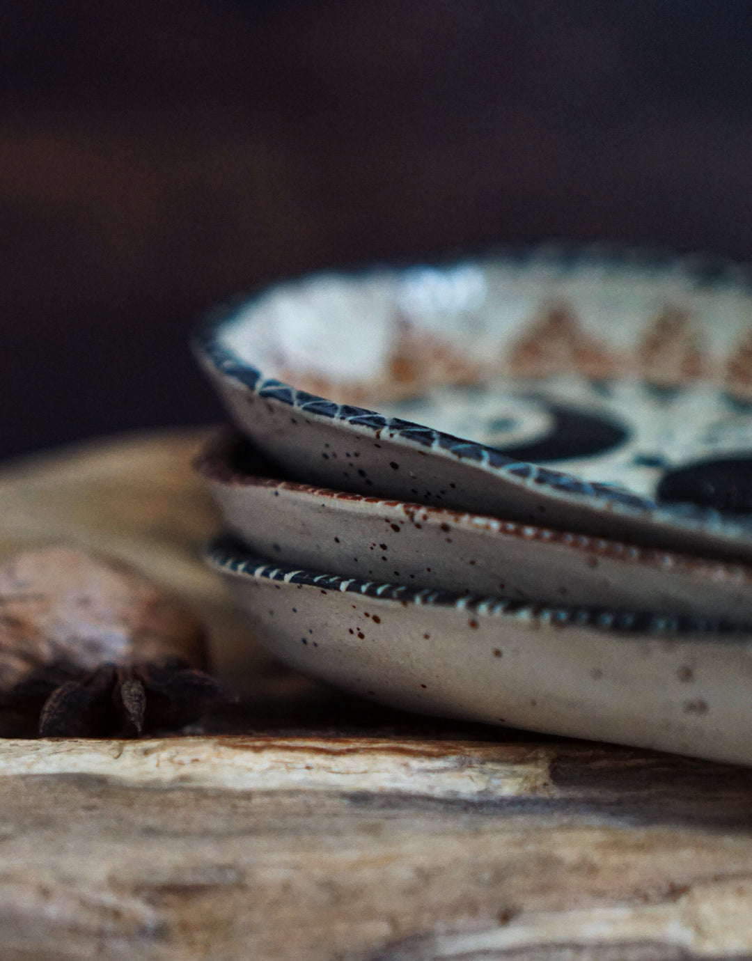 Big Soap Dish Moonphase and Runes